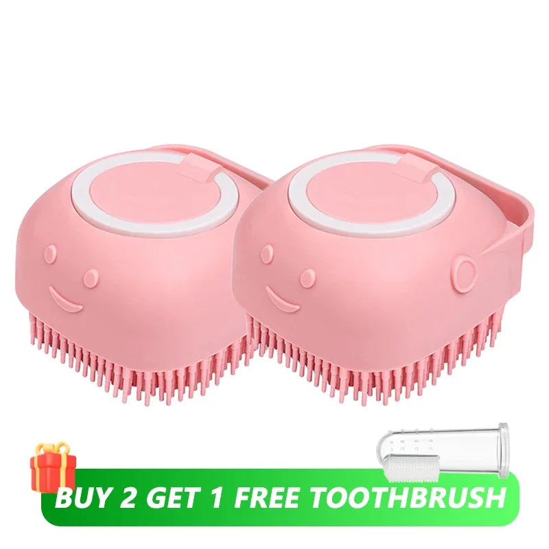 Grooming & Massaging Pet Bath Tool