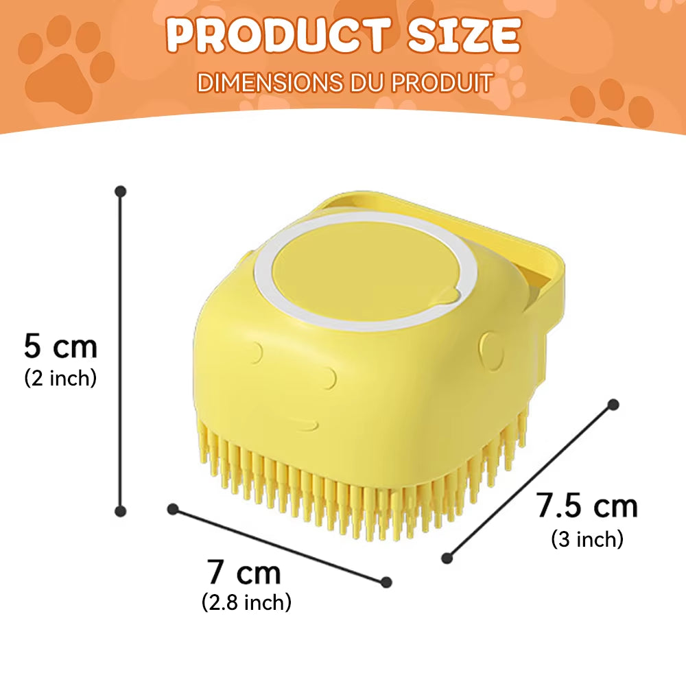 Grooming & Massaging Pet Bath Tool