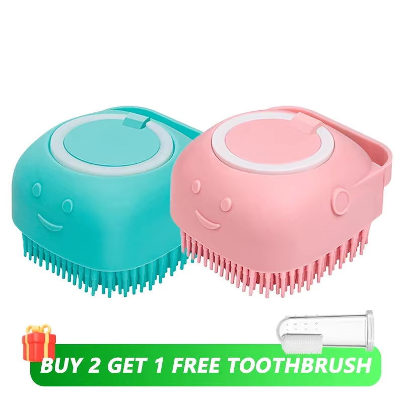 Grooming & Massaging Pet Bath Tool