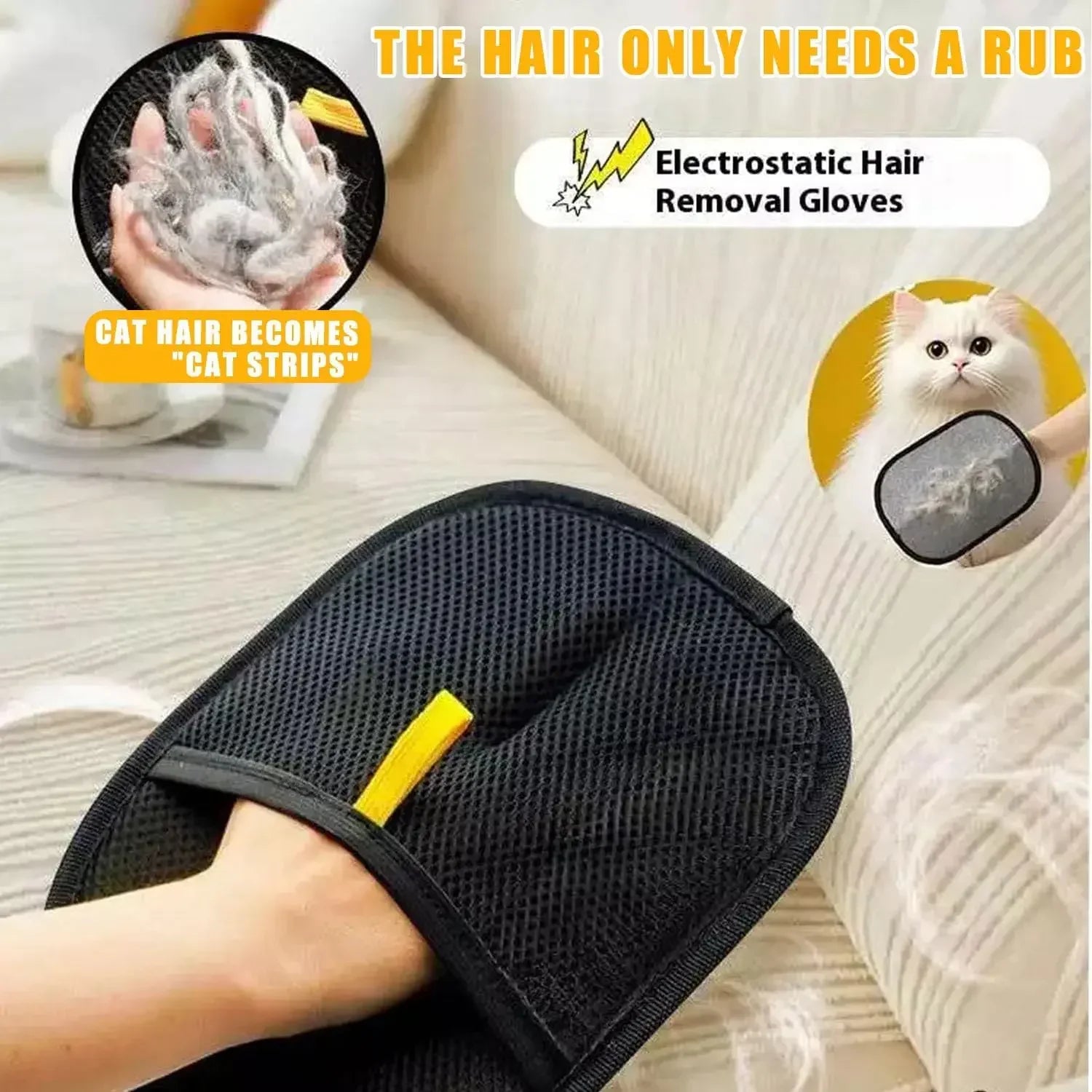 Gentle Touch Pet Hair Remover Glove