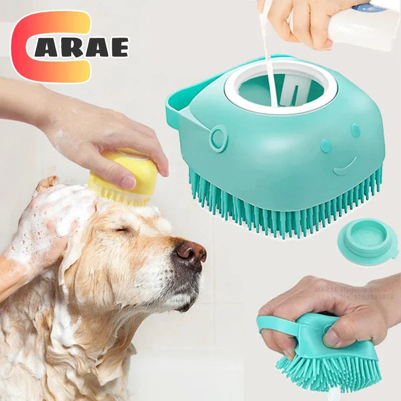 Grooming & Massaging Pet Bath Tool