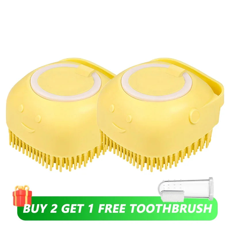 Grooming & Massaging Pet Bath Tool