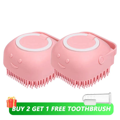 Grooming & Massaging Pet Bath Tool