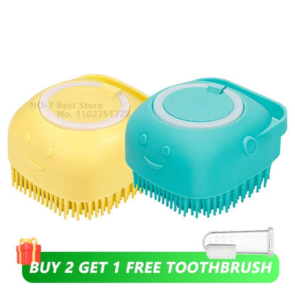 Grooming & Massaging Pet Bath Tool