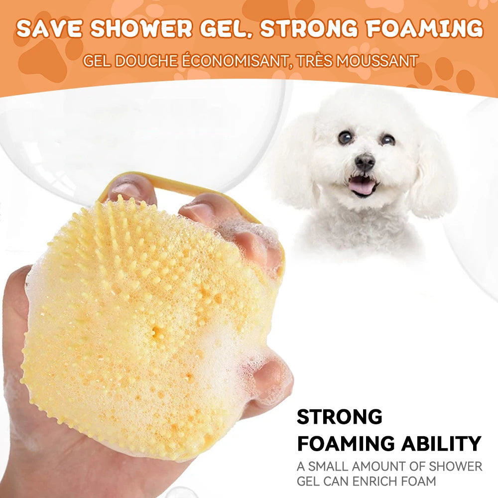 Grooming & Massaging Pet Bath Tool