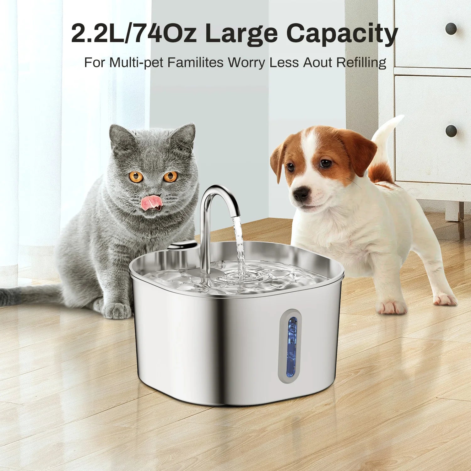 Automatic Cat & Dog Water Fountain (2.2L)