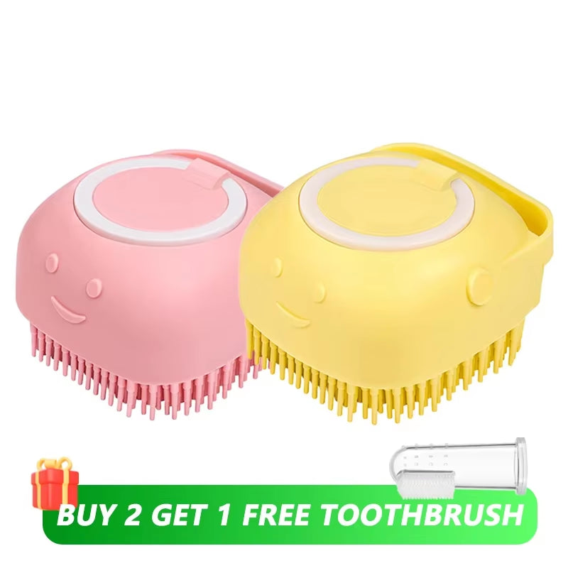 Grooming & Massaging Pet Bath Tool