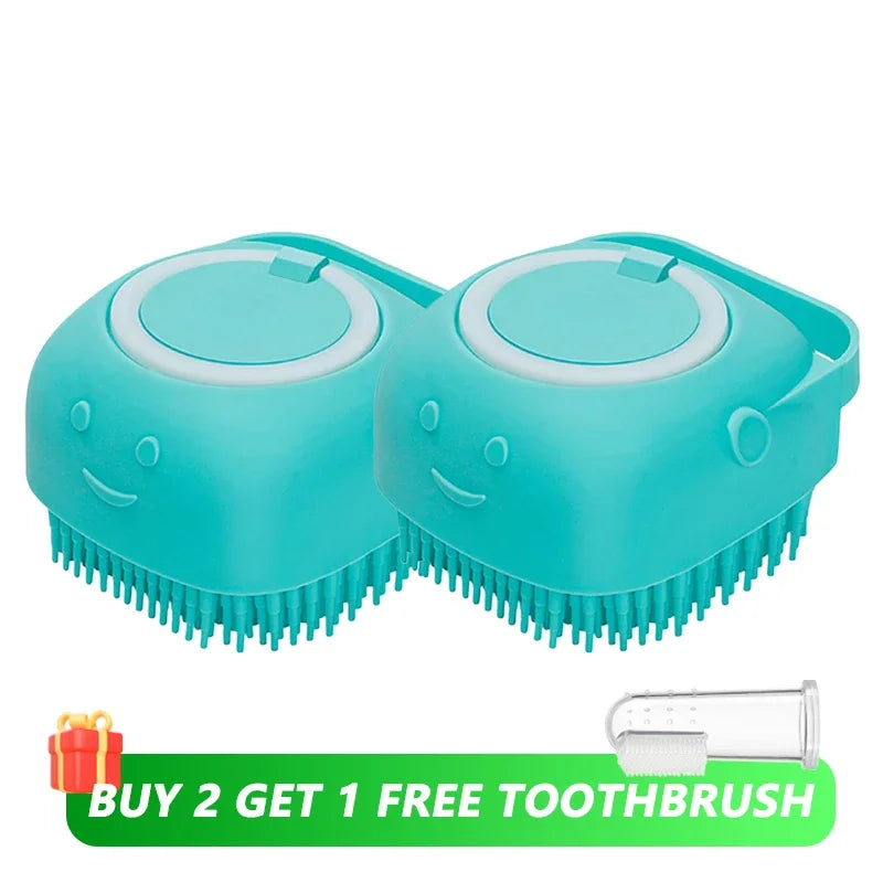 Grooming & Massaging Pet Bath Tool