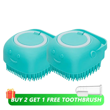 Grooming & Massaging Pet Bath Tool